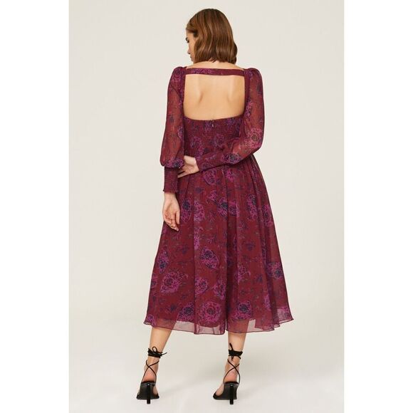 Badgley Mischka Open Back Midi Dress 💚 - Picture 5 of 14